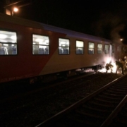 Brand eines Regionalzuges am Bahnhof Salzburg Süd