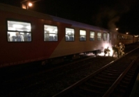 Brand eines Regionalzuges am Bahnhof Salzburg Süd