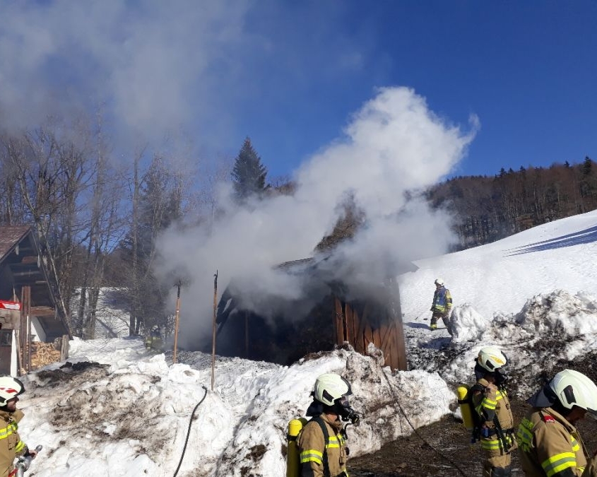 Brand Landwirtschaftliches Objekt