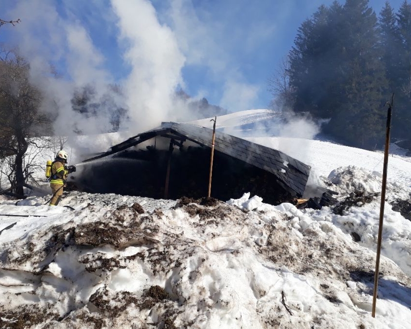 Brand Landwirtschaftliches Objekt