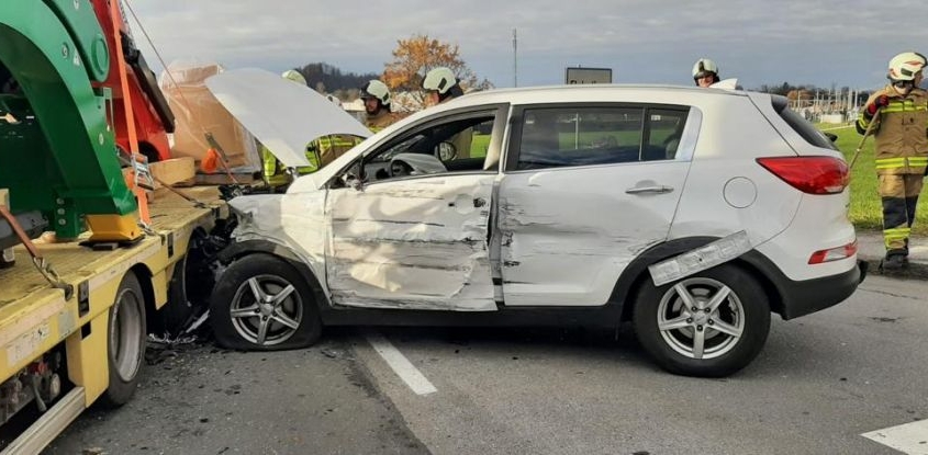 Schwerer Verkehrsunfall Halleiner Landesstraße