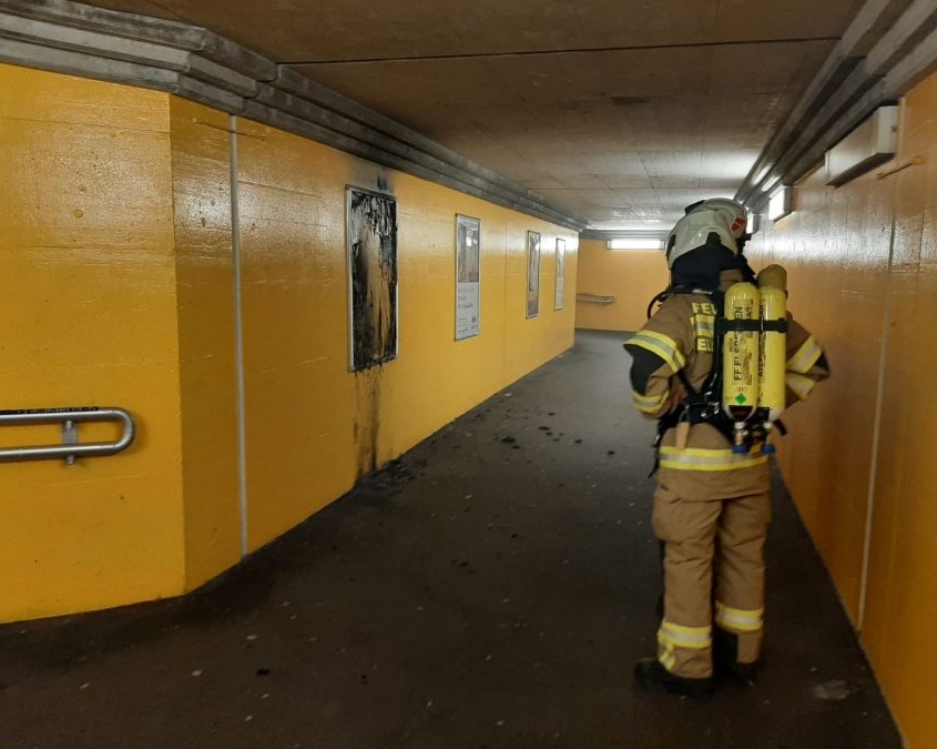 Brand Bahnhof Salzburg Süd