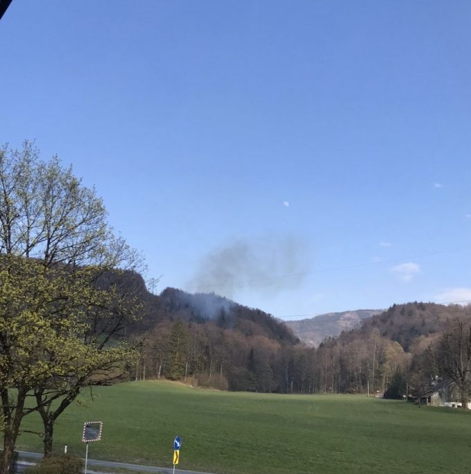 Alarmstufe 3 - Waldbrand in Elsbethen