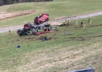 Traktor abgestürzt in Vorderfager