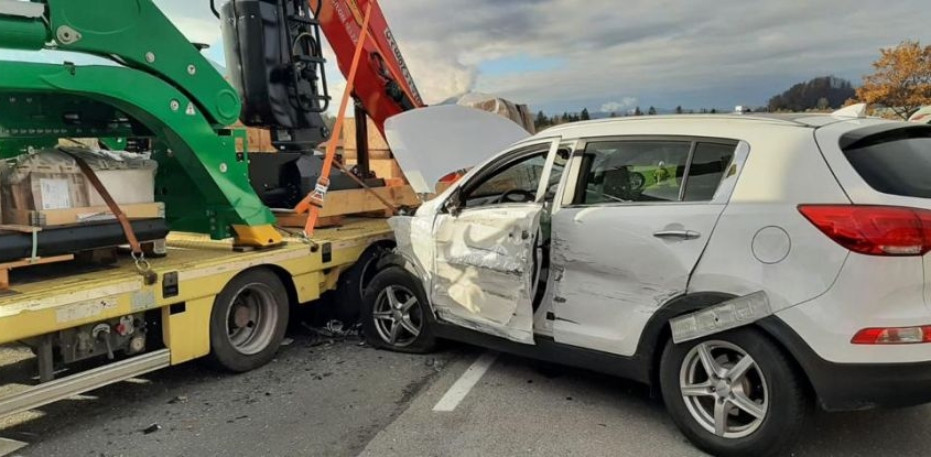 Schwerer Verkehrsunfall Halleiner Landesstraße