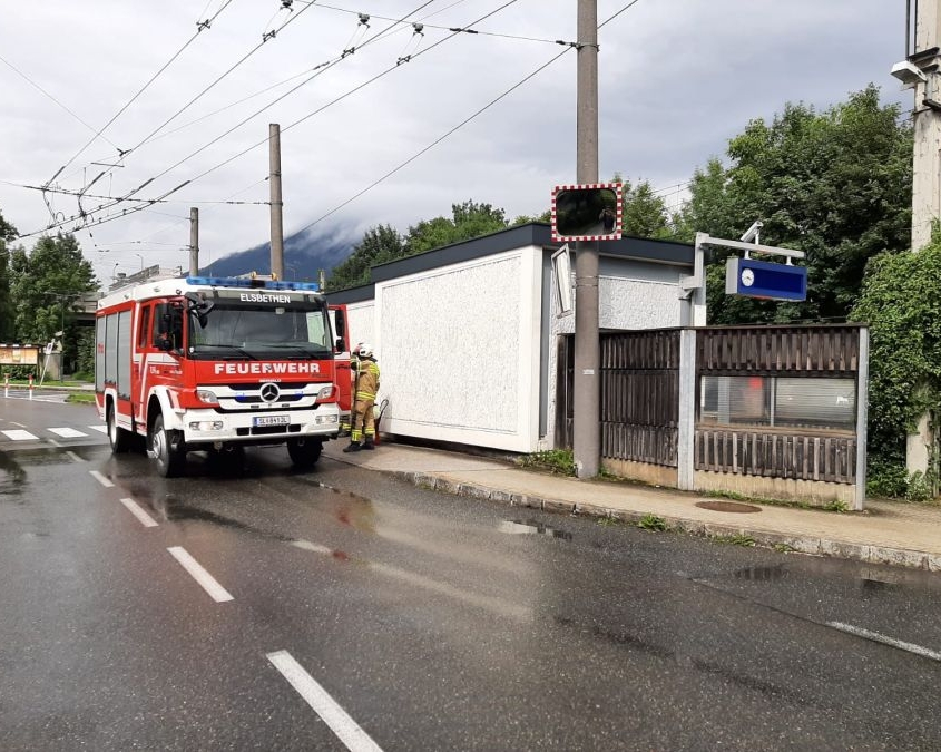 Brand Bahnhof Salzburg Süd