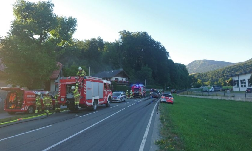 Zimmerbrand Lalleiner Landesstraße