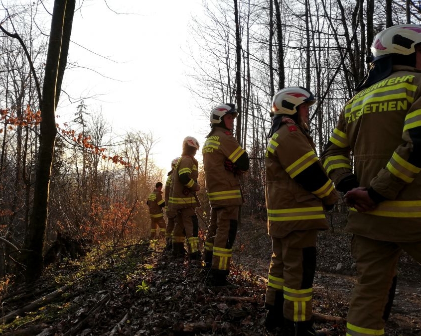 Alarmstufe 3 - Waldbrand in Elsbethen