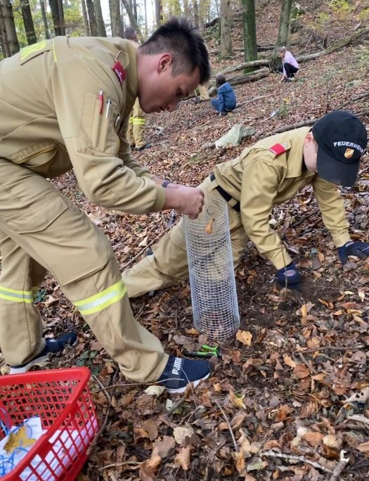 Baumpflanzaktion der Feuerwehrjugend