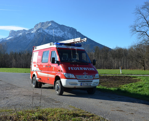 Kleines Löschfahrzeug Pumpe