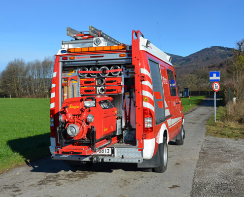 Kleines Löschfahrzeug Pumpe